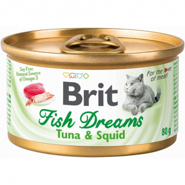 BRIT cat konz. Fish Dreams TUNA/squid