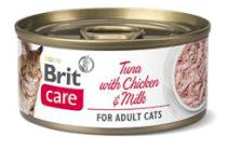 BRIT CARE cat konz. ADULT  TUNA/chicken/milk