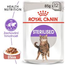 Royal Canin Sterilised Gravy - kapsička pro kastrované kočky ve šťávě