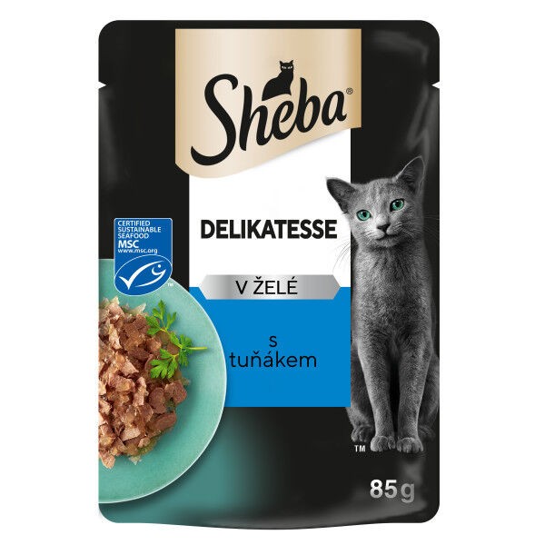 Sheba Delikatesse v Želé s Tuňákem - 85g