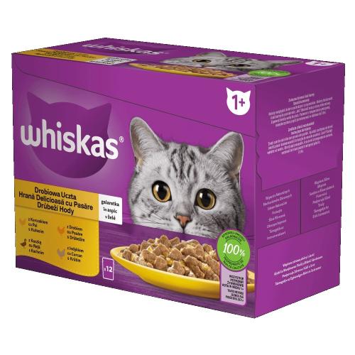 Whiskas Drůbeží Hody v Želé  - 12x85g