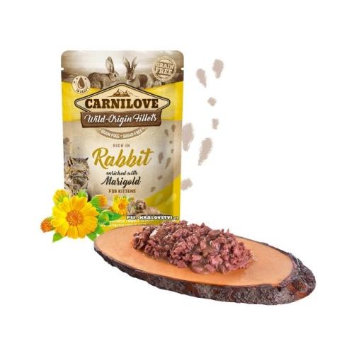 Carnilove Cat Kapsa Kitten Rabbit/Marigold - 85g