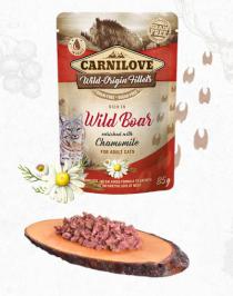 CARNILOVE cat kapsa ADULT WILD Boar/chamomile