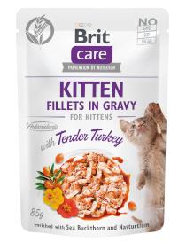BRIT CARE cat kapsa  KITTEN TENDER/turkey