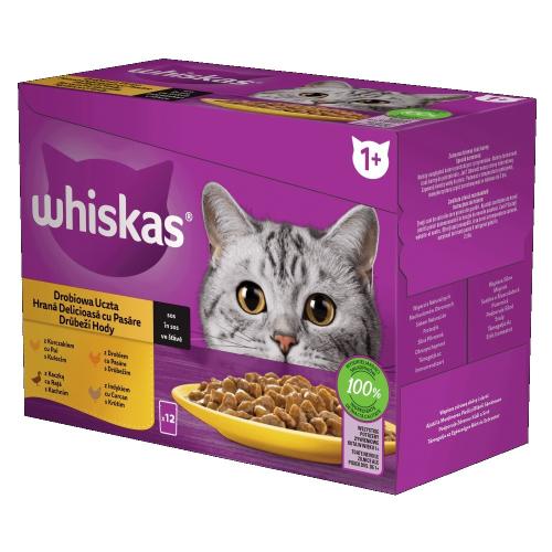 Whiskas Drůbeží Hody ve Šťávě  - 12x85 g 