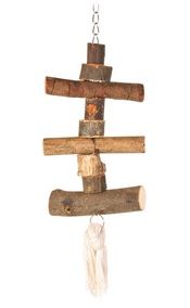 Hračka (trixie) ptáci dřevěná pro andulky 40 cm