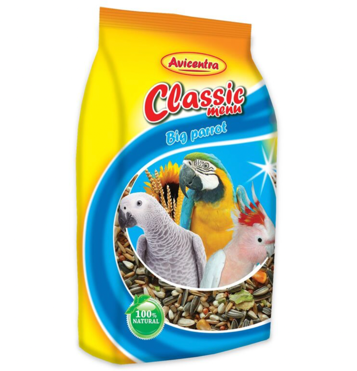 Avicentra Velký Papoušek Classic - 1kg