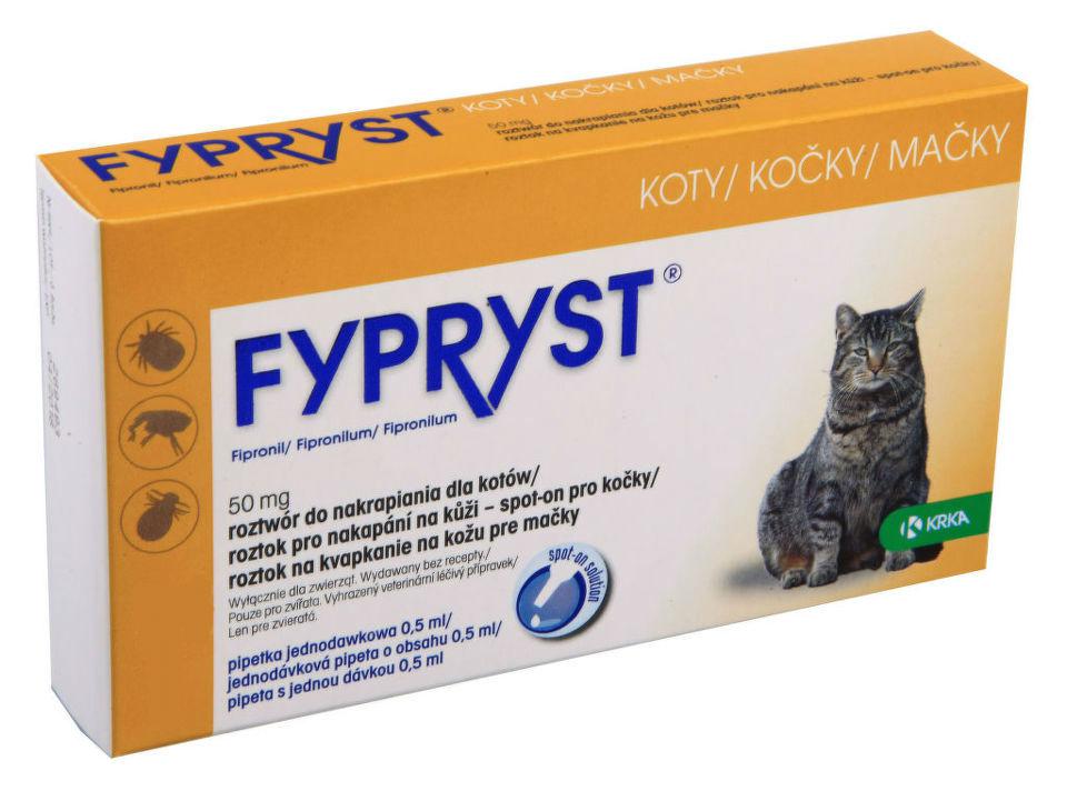 Antiparazitní spot-on FYPRYST kočka