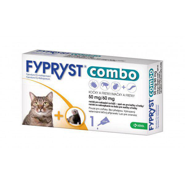 Antiparazitní spot-on FYPRYST COMBO pro kočky a fretky