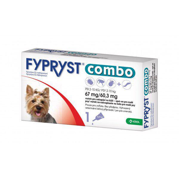 Antiparazitní spot-on FYPRYST COMBO pro psy