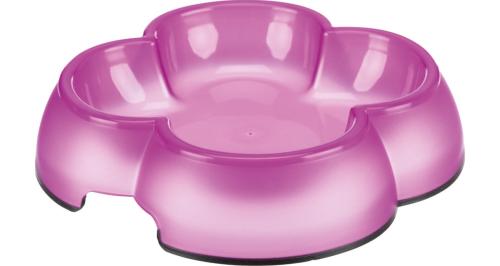 Trixie Miska Plastová Čtyřlístek S Gumou - 0,25 l/14cm