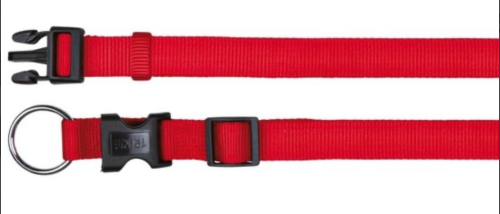 Trixie Obojek Classic Červený - 1,5/30 až 45cm 