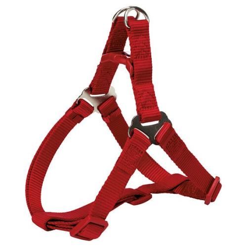 Trixie Postroj Premium Červený - 1,5/40 až 50cm