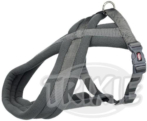 Trixie Postroj Premium Podšitý Grafit - S/M 